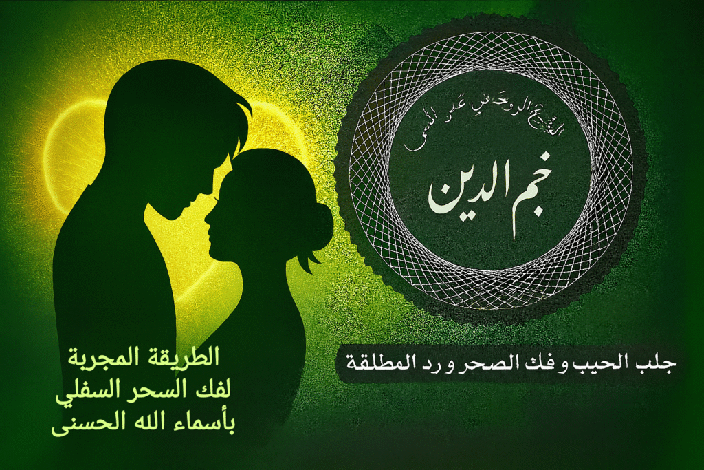 الطريقة المجربة لفك السحر السفلي بأسماء الله الحسنى